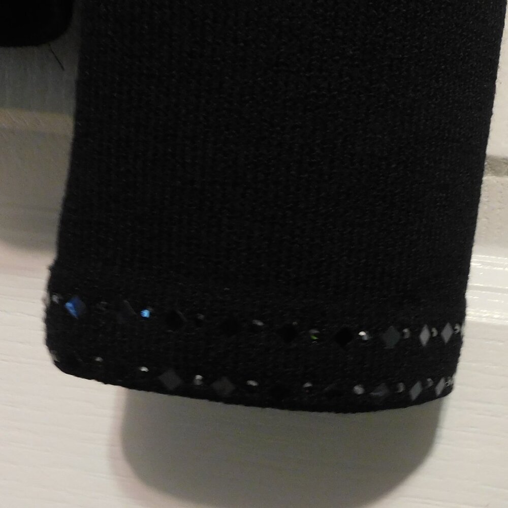 St Johns Bay Evening Line Black jacket with Paillettes & Crystals - Picture 3 of 5